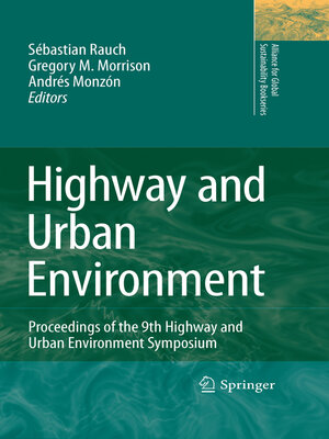cover image of Highway and Urban Environment